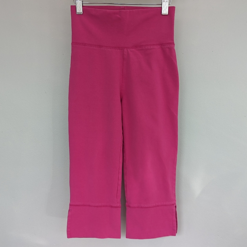 💥2/$20!! Hanna Andersson | Yoga Capris in Pink Happiness | 6-7 or 120CM